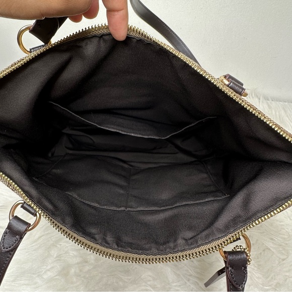 Coach Women’s Signature Zip Top Tope Bag - Picture 6 of 9